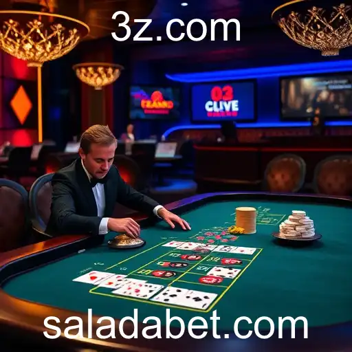 A Emoção do Live Casino no Salada Bet